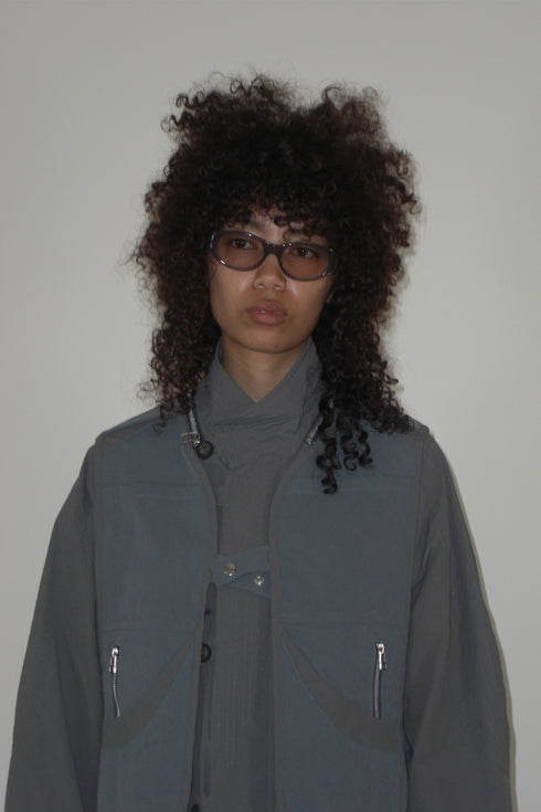 ECO GIL LONG COAT w/VEST -GRAY(BAMBOO CHARCOAL)- *Last1